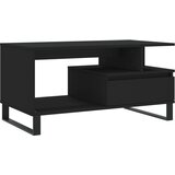  Stolić za kavu crni 90 x 49 x 45 cm od konstruiranog drva | shoptok.hr