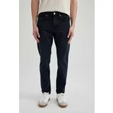 Defacto Slim Tapered Fit Narrow Fit Normal Waist Tapered Leg Jeans