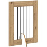  Vrata za pse s postoljem 6 pcs Hrast artisan 60 x 80 cm | shoptok.hr