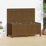  Vrtna kutija za pohranu boja meda 147x68x64 cm od borovine | shoptok.hr