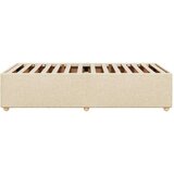  Okvir za krevet krem 90x190 cm od tkanine | shoptok.hr