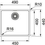 Franke MRX 110-45 122.0553.943 + SIFON | Shoptok.si