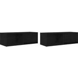 vidaXL TV ormarići 2 kom crni hrast 80x31x25,5 cm konstruiranog drva | shoptok.hr