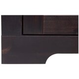Støraa Tamno smeđa vitrina od masivnog bora 180x35 cm Lisa – | shoptok.hr