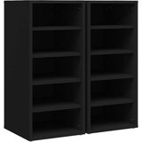 vidaXL ormarići za cipele 2 kom crni 31,5 x 35 x 70 cm od iverice | shoptok.hr
