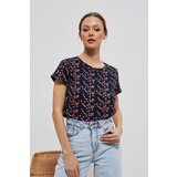 Marisse Women's T-Shirt L-Ts-3732 Navy Cene