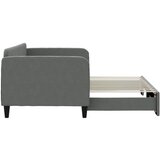 Dnevni krevet na razvlačenje bez madraca tamnosivi 90 x 200 cm | shoptok.hr