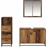  Set namještaja za kupaonicu 3 kom. Staro drvo Konstruirano drvo | shoptok.hr