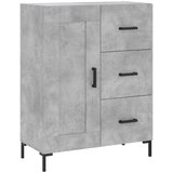 Visoka komoda siva betona 69,5x34x180 cm od konstruiranog drva | shoptok.hr