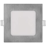  LED vgradno svetilo NEXXO, kvadratno, srebrno, 7W, nastavljiva CCT | Shoptok.si