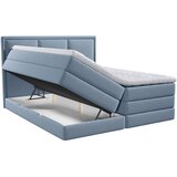 MID.YOU POSTELJA BOXSPRING 200 cm x 200 cm , tekstil modra | Shoptok.si