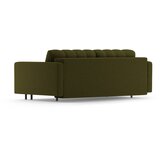 Cosmopolitan Design Zelena raztegljiva sedežna garnitura s prostorom za shranjevanje iz tkanine bouclé 222 cm Bali – | Shoptok.si
