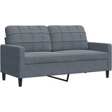  Dvosjed tamnosivi 140 cm baršunasti | shoptok.hr
