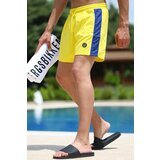 Madmext Swim Shorts - Yellow - Color block Cene
