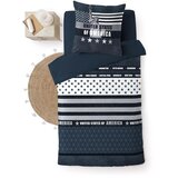 Douceur d intérieur Temno modra enojna bombažna posteljnina 140x200 cm States – | Shoptok.si