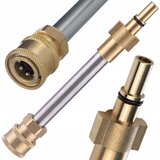 Rosfix QC 1/4" Adapter Predaljšek Brizgalne Cevi – Nadomestni Del za Visokotlačni Čistilnik Bosch, Black&Decker | 17,2 cm, 160 bar, (5000356622) Cene