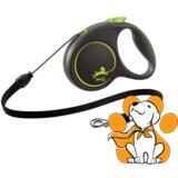 Flexi black Design Cord M, 5m, Povodac Za Pse, Zeleni Cene