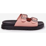 Boto Ladies Sandals With Buckles On Platform Pink Elamas | Shoptok.si