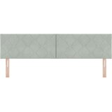  LED glava kreveta Svijetlo siva 180 cm Baršun | shoptok.hr