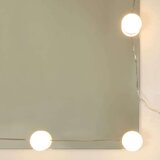 vidaXL Toaletni stolić s LED Bijela visokog sjaja 86,5x35x136 cm | shoptok.hr