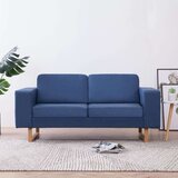vidaXL Dvosjed od tkanine plavi | shoptok.hr