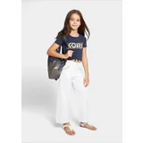 Michael Kors Otroška bombažna kratka majica mornarsko modra barva