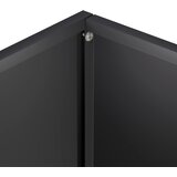  Vrtna saksija 2 kom. Crna 50 x 30 x 75 cm Čelična vrata | shoptok.hr