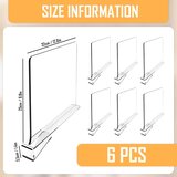 SUPRROW 6x akrilni pregradnik za police 30×20cm | Shoptok.si