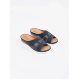 Shelvt Comfortable flip-flops on a low wedge blue | Shoptok.si