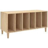 vidaXL Omarica za gramofonske plošče hrast sonoma 100x38x48 cm les | Shoptok.si