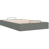 vidaXL Otomanski posteljni okvir brez vzmetnice siv 120x200 cm blago | Shoptok.si