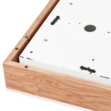  plafonsko svetlo oak square 4xE27/15W/230V 39x39 cm hrast/bela | Eponuda.com