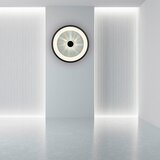 PAUL NEUHAUS Okrugla stropna LED svjetiljka Vertigo (33 W, Ø x V: 46,5 x 9,5 cm, Crna, Raznobojno) | shoptok.hr