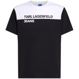 Karl Lagerfeld jeans Majica črna / bela Cene