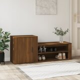 vidaXL Omarica za čevlje rjav hrast 130x35x54 cm inženirski les Cene
