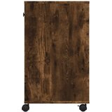  Stalak za pisač s kotačima boja hrasta 60 x 40 x 68,5 cm | Eponuda.com