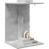  Stranska miza Betonsko siva 45 x 40 x 62,5 cm Konstruiran les, (5000201874) | Shoptok.si