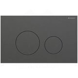 Geberit Sigma40 round tipka za dvokoličinsku tehniku ispiranja brušeni crni hrom easy-to-clean 115.628.QD.1 Cene