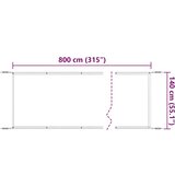  Okomita tenda smeđe-siva 140 x 800 cm od tkanine Oxford | shoptok.hr