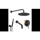 REA Bath REA SET KADA-TU&Scaron; PODŽBUKNI LUNGO BLACK CRNI+ BOX cijene