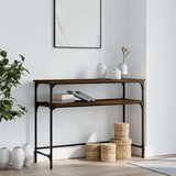  Konzolni stol boja hrasta 100 x 35 5 x 75 cm konstruirano drvo | shoptok.hr
