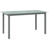  10-dijelni vrtni blagovaonski set crno-srebrni | shoptok.hr