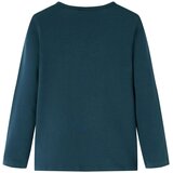  Dječja majica dugih rukava tamnozelena 104 | shoptok.hr