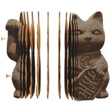 Cartonic 3d puzzle Lucky Cat 30 × 20 × 6 cm boja: bež | shoptok.hr