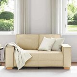 vidaXL Dvosjed Kauč Krem 120 cm Tkanina | shoptok.hr