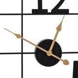  Zidni sat crni Ø 50 cm željezni | shoptok.hr