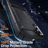  Techsuit – Hybrid Armor Kickstand zaštitna maska za Samsung Galaxy A14 4G / A14 5G – crna | shoptok.hr
