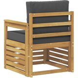  2 Komad Set vanjskih sofa Poliester Bijela i Antracit | shoptok.hr