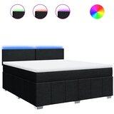  Krevet s oprugama i madracem crni 180x200 cm od tkanine | shoptok.hr