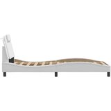  Okvir za krevet s uzglavljem bijeli 80 x 200 cm od umjetne kože | shoptok.hr